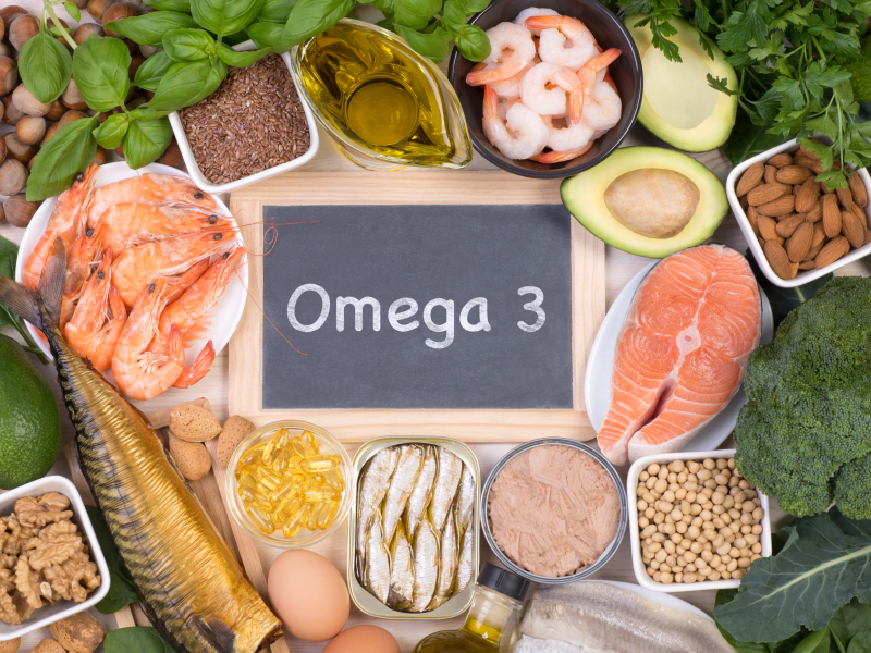 Nutrition for hair loss - Omega-3 Fatty Acids rich foods