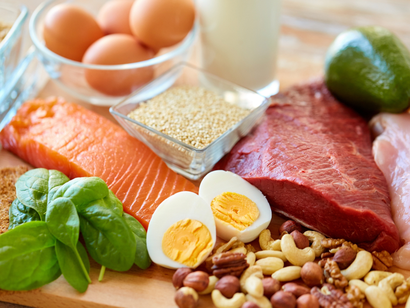 Nutrition for hair loss - Protein rich foods