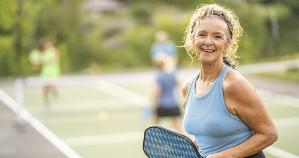 Back to playing pickleball