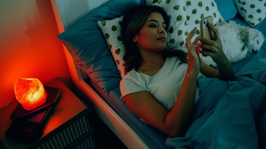 Sleeping with a phone