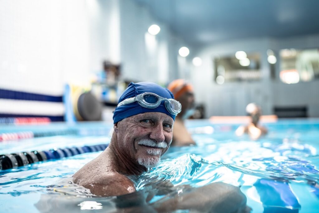 Man swimming