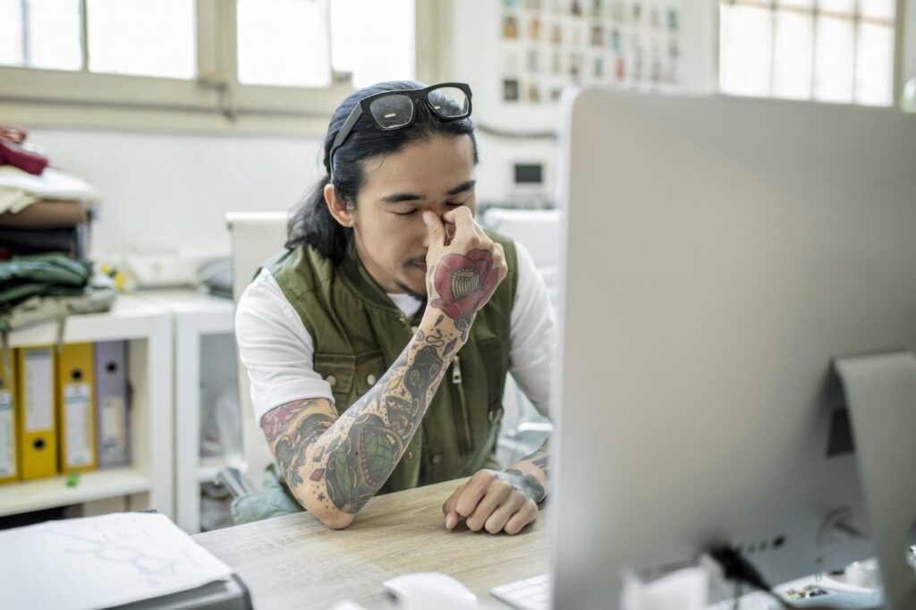 Stressed at work