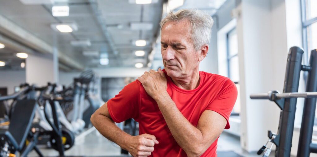 Midlife shoulder injury