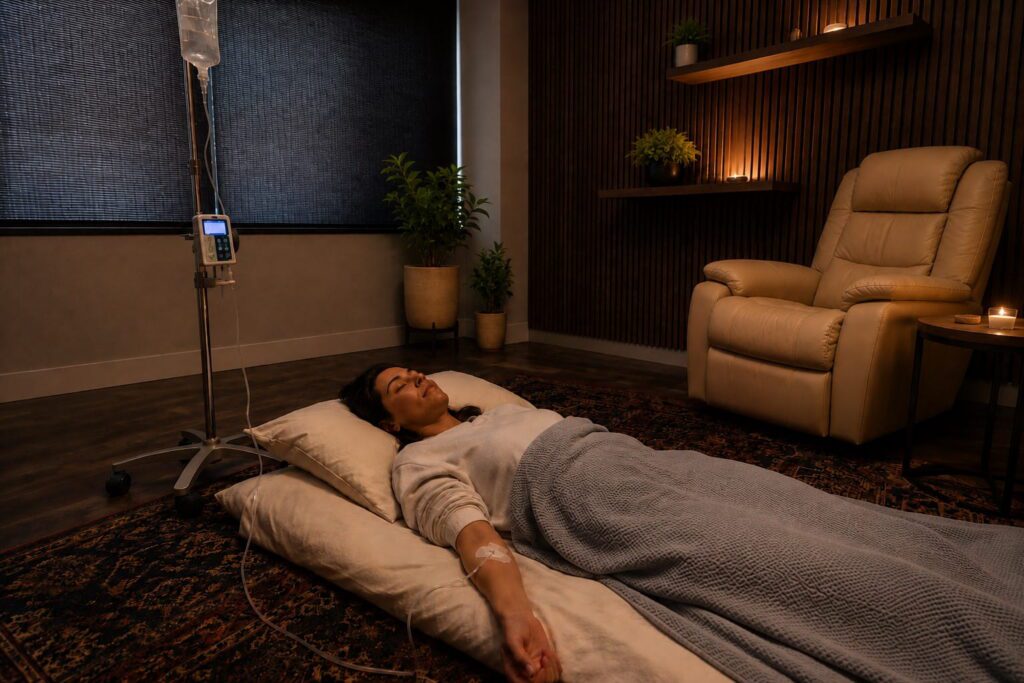 Ketamine Room with Woman